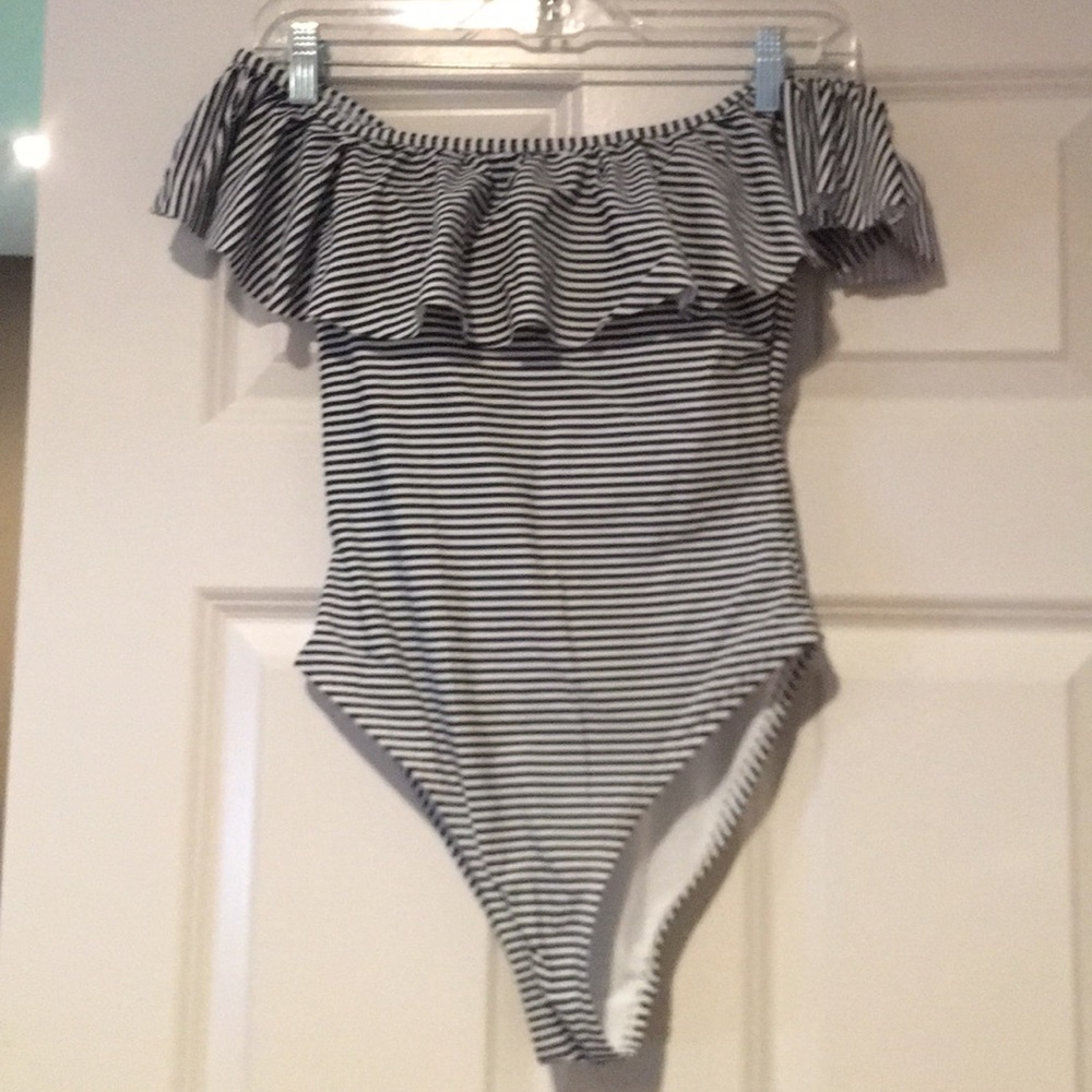 One piece stripped swimsuit (S)